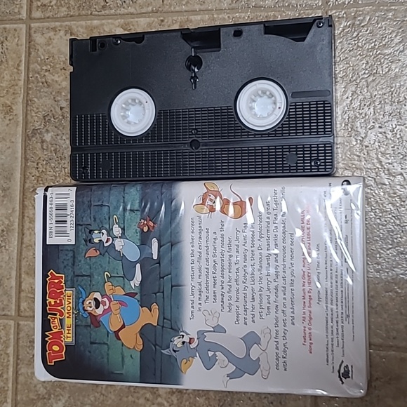 Tom & Jerry The Movie + Power Rangers Rescue VHS - Picture 3 of 5
